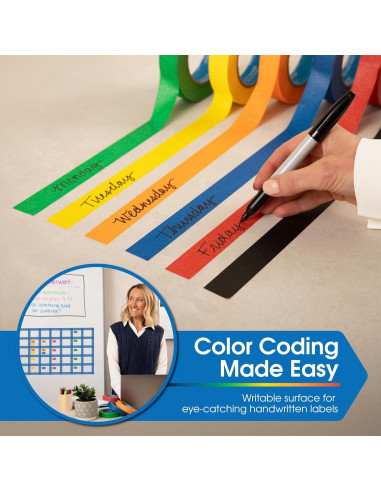 Cinta de Enmascarar Azul Spartan Industrial 1" x 54.86 m - 3 Rollos