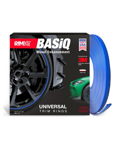 Tira Protectora de Bisel RIMiQ BASiQ Azul 7.92m Ajuste Universal