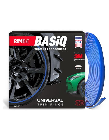 Tira Protectora de Bisel RIMiQ BASiQ Azul 7.92m Ajuste Universal