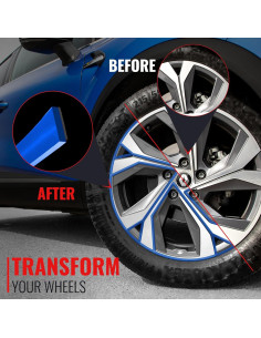 Tira Protectora de Bisel RIMiQ BASiQ Azul 7.92m Ajuste Universal 2