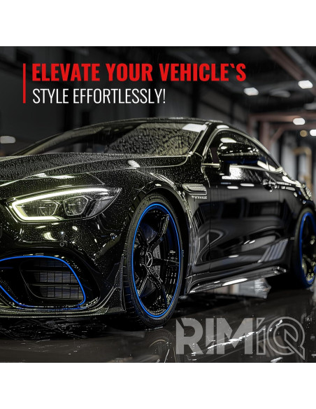 Tira Protectora de Bisel RIMiQ BASiQ Azul 7.92m Ajuste Universal