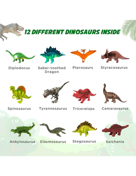 Kit de Excavación de Dinosaurios Toyk - 12 Huevos Únicos