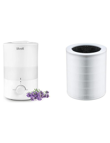 Humidificador Ultrasonico LEVOIT Core 600S 3L Silencioso Blanco