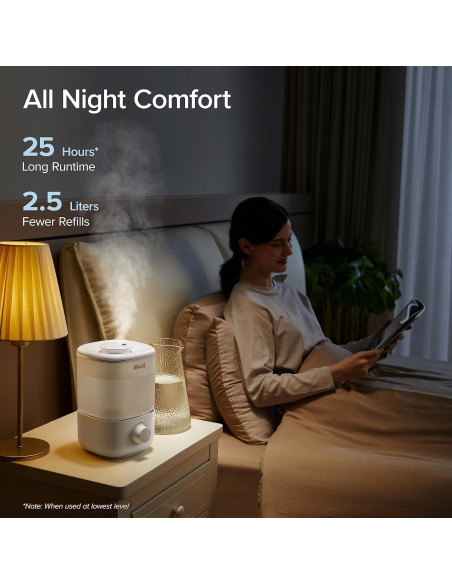 Humidificadores LEVOIT OasisMist 4.5L y Classic 2.5L Silenciosos Humidificadores LEVOIT OasisMist 4.5L y Classic 2.5L Silenciosos