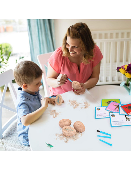 Kit de Excavación de Dinosaurios Toyk - 12 Huevos Únicos