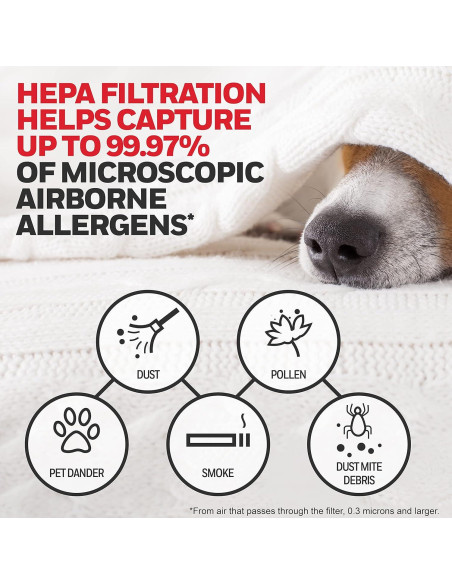 Filtro HEPA Honeywell G para Purificador de Aire HPA020/030/080/180