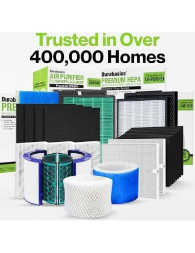 Filtros de Reemplazo Durabasics para Purificadores Honeywell HPA300 - 4 Pack