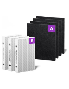 Filtro HEPA HPA300 Honeywell - 3 Filtros HEPA + 4 Pre-Filtros