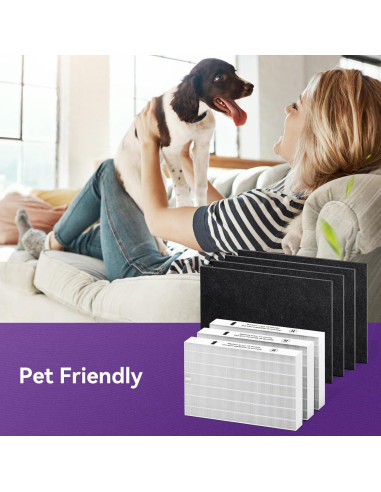 Filtro HEPA HPA300 Honeywell - 3 Filtros HEPA + 4 Pre-Filtros