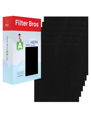 Filtros de Carbón Activado Filtros Bros HRF-A300 - 6 Unidades