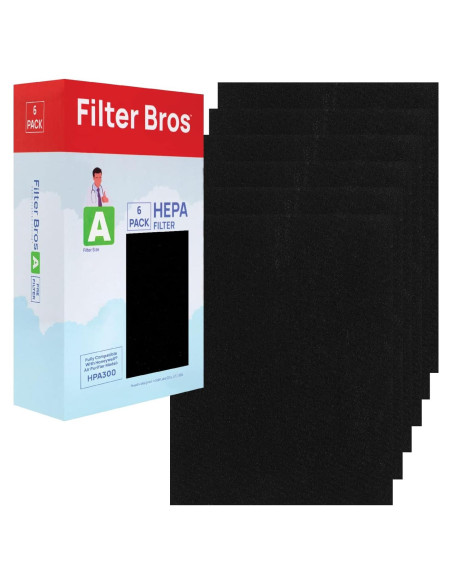 Filtros de Carbón Activado Filtros Bros HRF-A300 - 6 Unidades Filtros de Carbón Activado Filtros Bros HRF-A300 - 6 Unidades