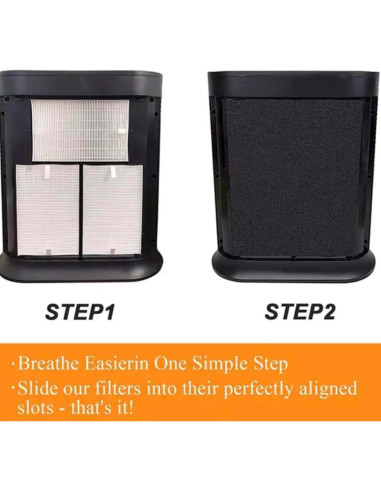 Paquete de 3 Filtros HEPA R Honeywell HPA300 Compatible