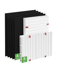 Filtro HEPA HPA300 Horserdy para Purificador Honeywell - 3 HEPA + 4 Carbono