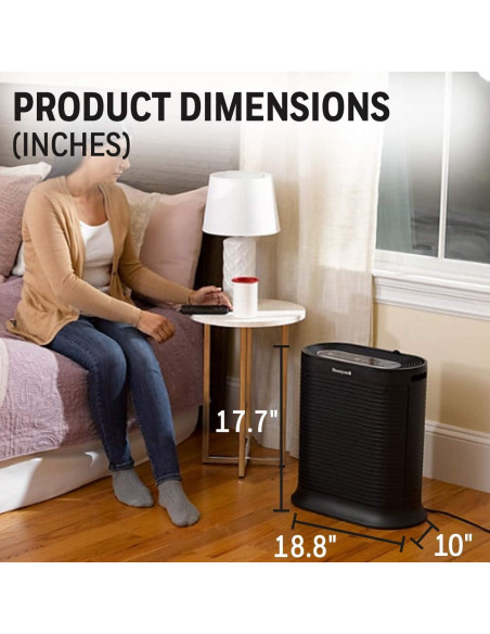 Purificador de Aire Honeywell HPA250B HEPA para Habitaciones Grandes Purificador de Aire Honeywell HPA250B HEPA para Habitaciones Grandes