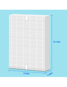 Paquete de 6 Filtros HEPA Laukowind para Purificadores Honeywell HPA300 HPA200 HPA100 2