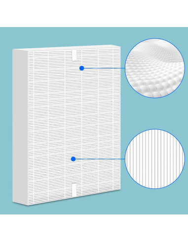 Paquete de 6 Filtros HEPA Laukowind para Purificadores Honeywell HPA300 HPA200 HPA100