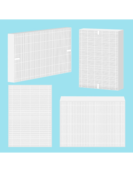 Paquete de 6 Filtros HEPA Laukowind para Purificadores Honeywell HPA300 HPA200 HPA100 Paquete de 6 Filtros HEPA Laukowind para Purificadores Honeywell HPA300 HPA200 HPA100