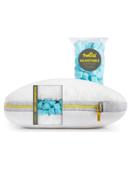 Almohada Ajustable Twilla Reina - Soporte Personalizable y Lujo