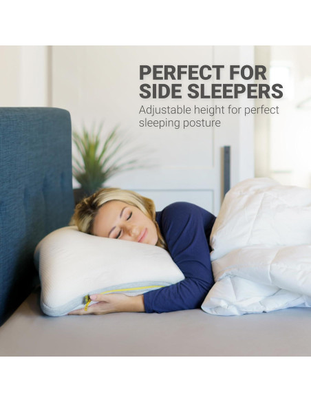 Almohada Ajustable Twilla Reina - Soporte Personalizable y Lujo