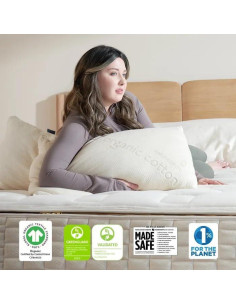 Almohada de Láttex Sólido Orgánico Naturepedic Reina 2