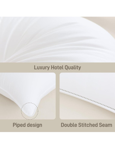 Juego de 2 Almohadas Hipoalergénicas Caelorin 71x51 cm