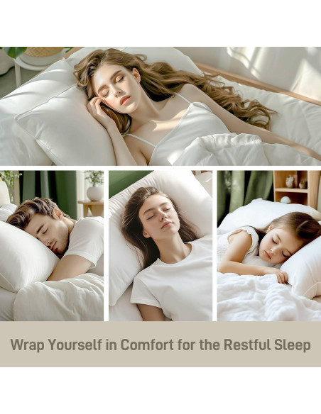 Juego de 2 Almohadas Hipoalergénicas Caelorin 71x51 cm