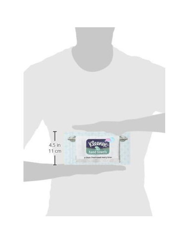 Toallas de Mano Desechables Kleenex 60 Unidades Absorbentes