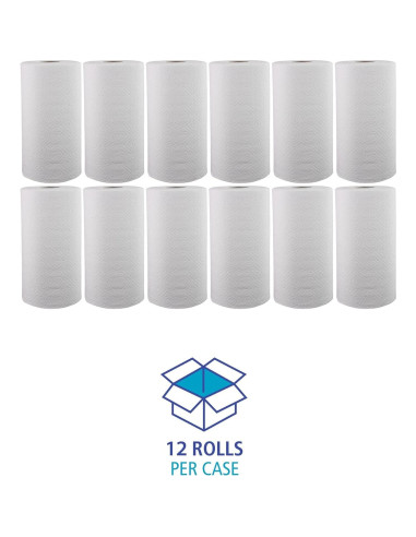 Rollo de Toalla de Papel Perforado Boardwalk 6273, 2 Capas, 250 Hojas