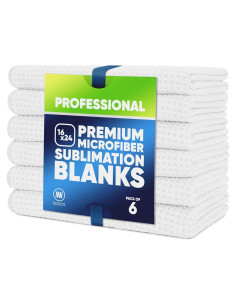 Toallas de Microfibra Waffle Microfiber Wholesale 40x60 cm - Paquete de 6