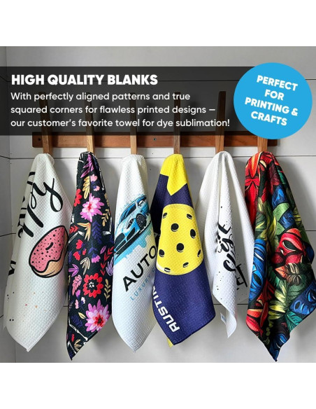 Toallas de Microfibra Waffle Microfiber Wholesale 40x60 cm - Paquete de 6