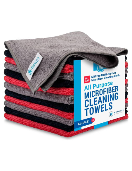 Paños de Microfibra Pro Microfiber Wholesale 12 Piezas 40.64 cm
