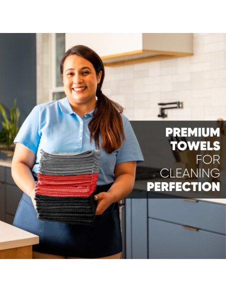 Paños de Microfibra Pro Microfiber Wholesale 12 Piezas 40.64 cm