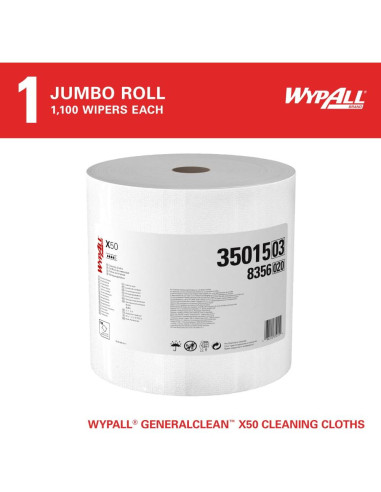 Toallitas de limpieza WypAll GeneralClean X50 Jumbo 1100 hojas
