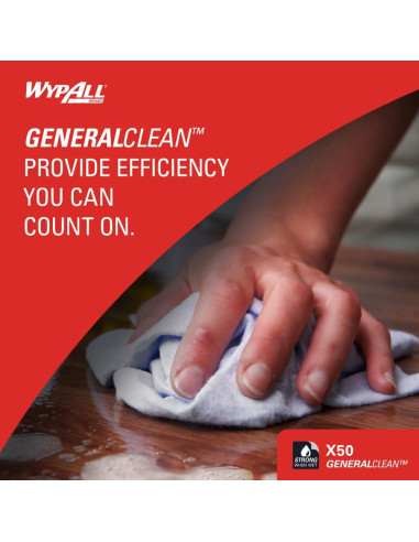 Toallitas de limpieza WypAll GeneralClean X50 Jumbo 1100 hojas