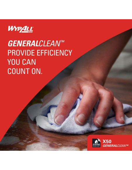 Toallitas de limpieza WypAll GeneralClean X50 Jumbo 1100 hojas