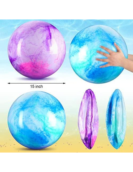 Pelotas Rebotadoras Inflables Deekin 4 Pcs 36 cm PVC Coloridas