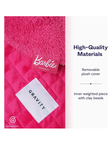 Almohada de Cuello Gravity Rosa Barbie 1.81 kg Ultra Suave