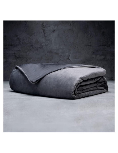 Manta con Peso LUXOME 152x203 cm 8.16 kg Reversible Gris