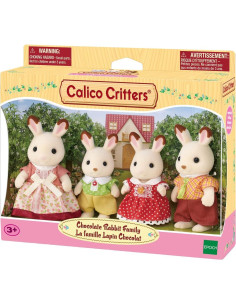 Familia Conejo de Chocolate Calico Critters - Set 4 Figuras 2