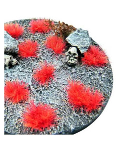 Tufts Fluorescentes Marcianos Green Stuff World Naranja 75 Piezas 2