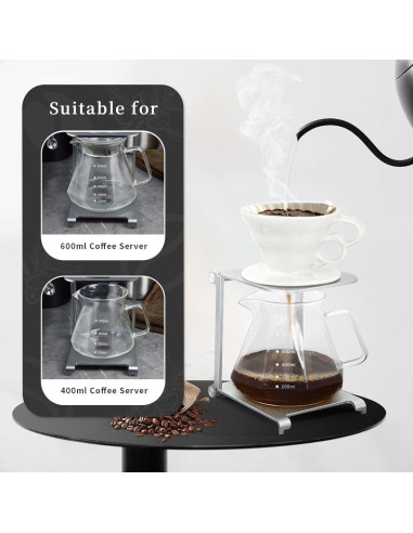 Soporte Plegable para Goteo de Café CAFEMASY - Aluminio 13.4cm