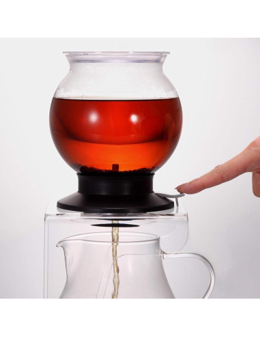 Goteador de Té Hario Largo de Vidrio 800ml Resistente al Calor