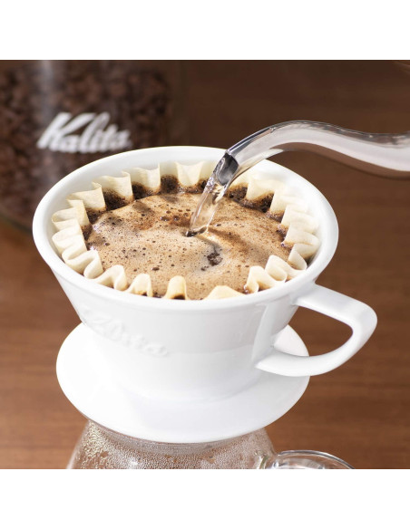 Cafetera de Goteo Kalita Wave 185 Manual Cerámica 2-4 Personas