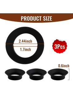 Junta de Silicona Reemplazo Baratza Encore 3 Pcs - Hikio 2