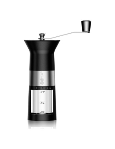 Molinillo de Café Manual Bialetti MCPRO001 Acero Negro
