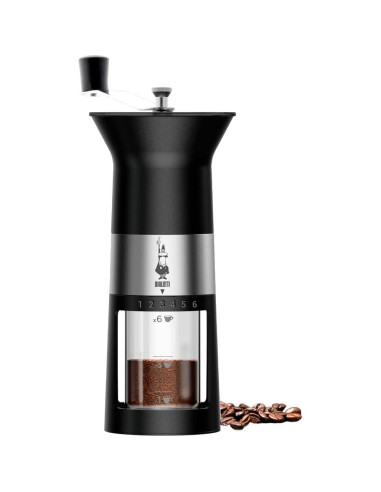 Molinillo de Café Manual Bialetti MCPRO001 Acero Negro