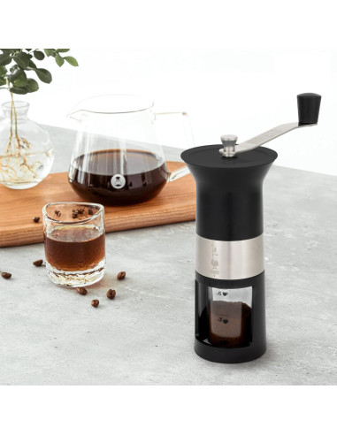Molinillo de Café Manual Bialetti MCPRO001 Acero Negro