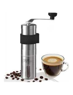 Molino de Café Manual KokoBean - Acero Inoxidable, 18 Ajustes