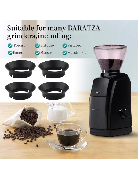 4 Juntas de Silicona para Molinillos Baratza Virtuoso y Encore