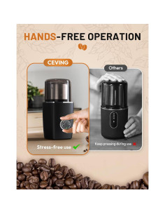 Molinillo de café CEVING inalámbrico 1500mAh con temporizador 2